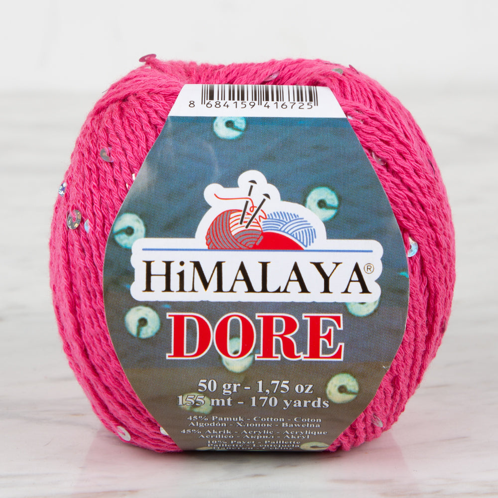 Himalaya Dore Pullu Pembe El Örgü İpl - 61406